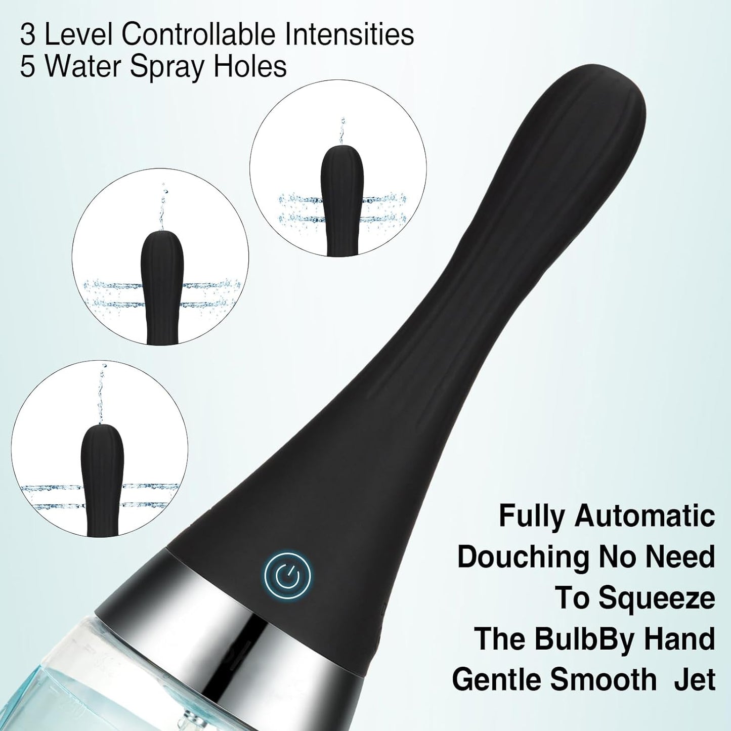 Catking® Sex Toys 3 Speeds Automatic Enema 12oz