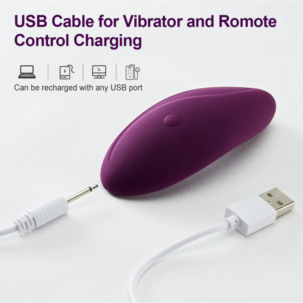 Luvkis® Sex Toys Remote Wireless Wearable Vibrator Pro 2, Purple