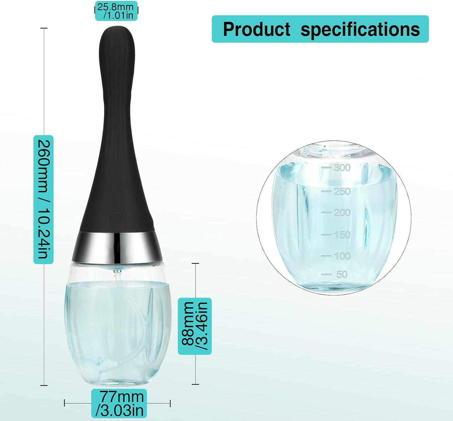 Catking® Sex Toys 3 Speeds Automatic Enema 12oz