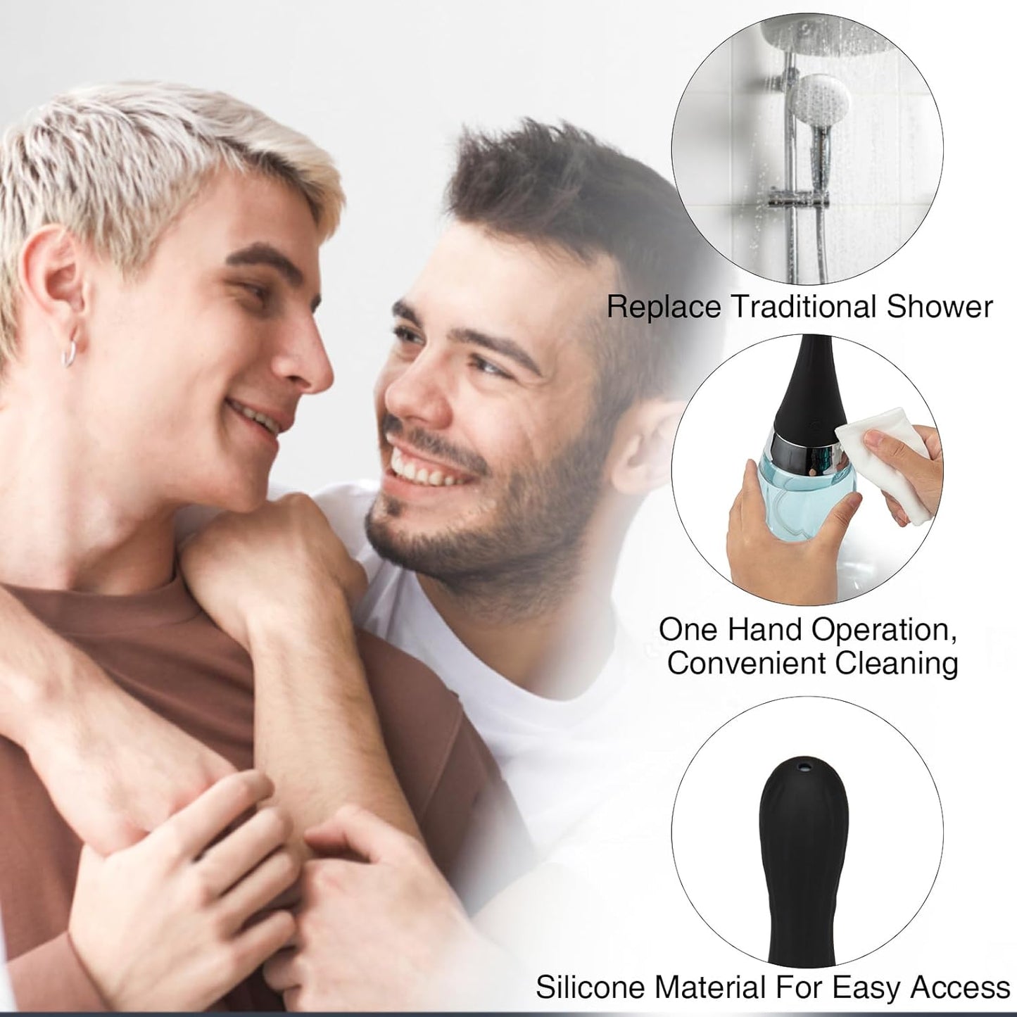 Catking® Sex Toys 3 Speeds Automatic Enema 12oz