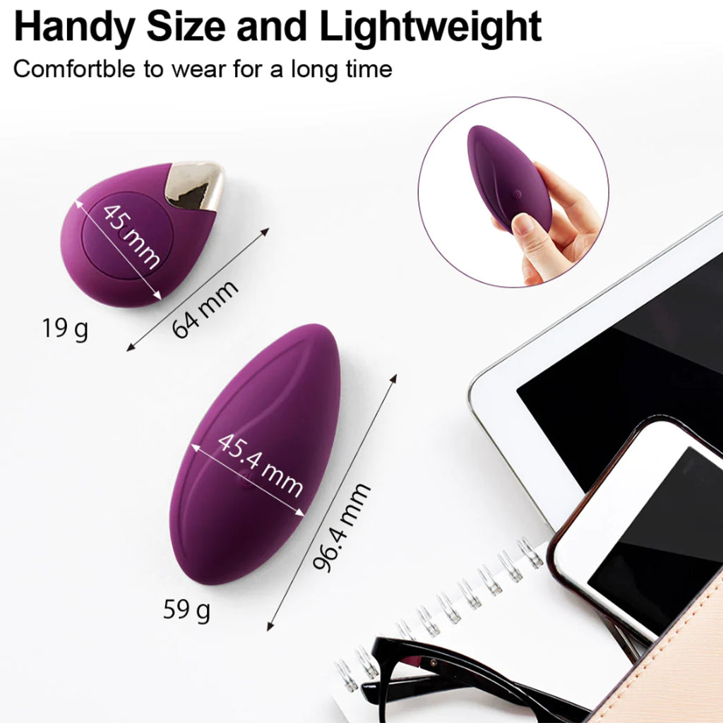 Luvkis® Sex Toys Remote Wireless Wearable Vibrator Pro 2, Purple