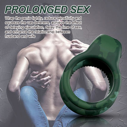 Catking® Sex Toys Soft Silicone Male Vibrating Cock Ring
