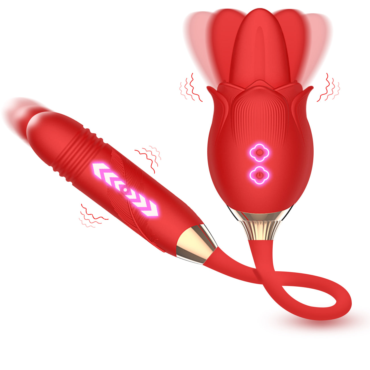 Catking® 3 in 1 Vibrator for Women, Upgraded Lady Adult Rose Toy