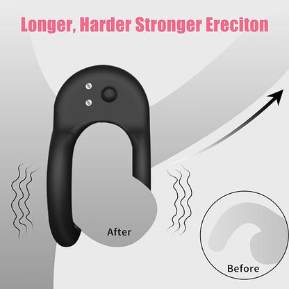 Catking® Sex Toys Soft Silicone Male Vibrating Cock Ring